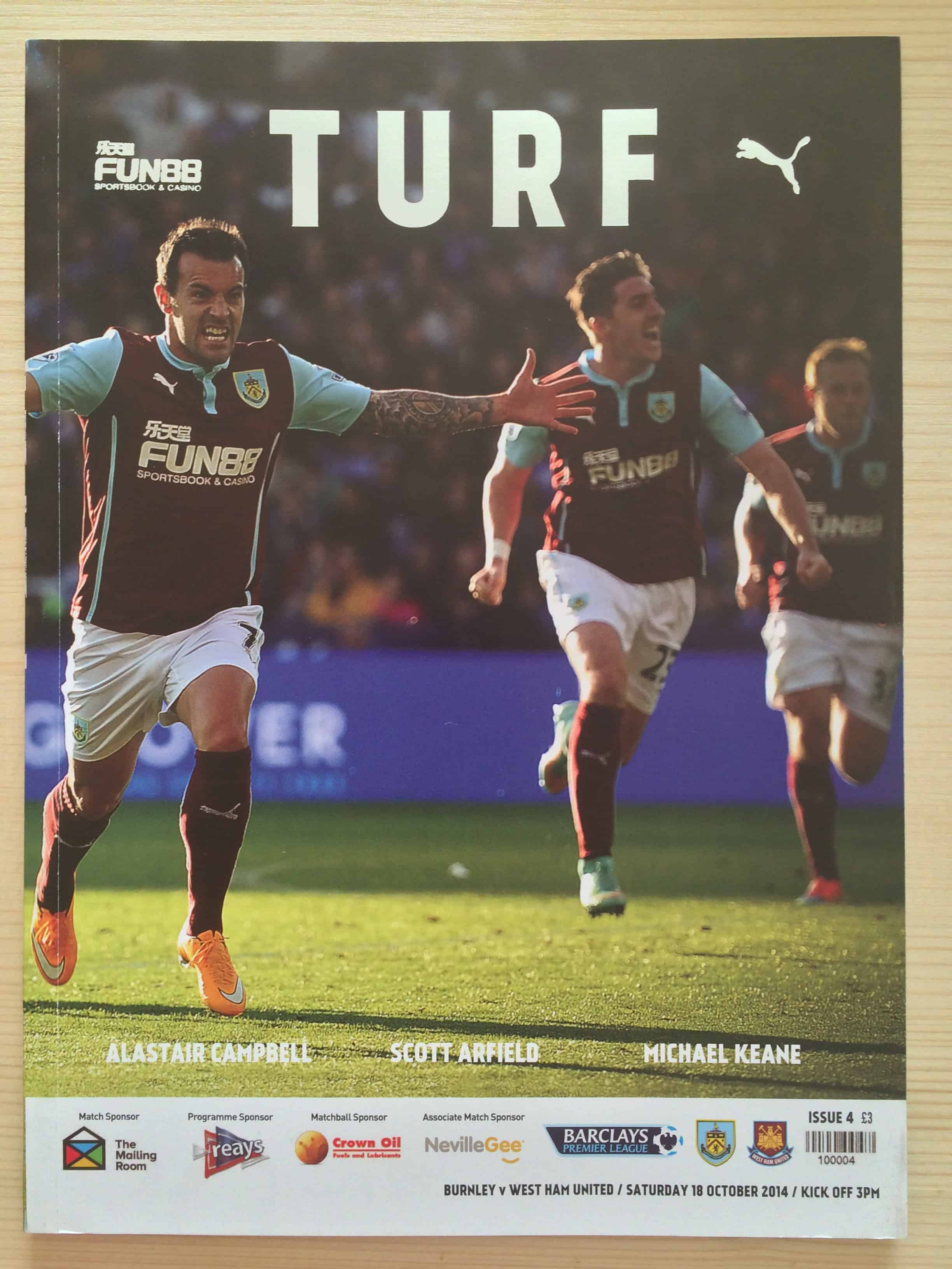 Burnley FC v West Ham United FC